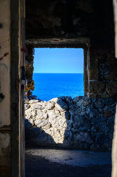 Capo Zafferano. Sicily between land and sea. A lighthouse and a Marian sanctuary.