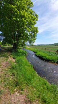 L'Iton &agrave; Normanville - Eure - Normandie - France