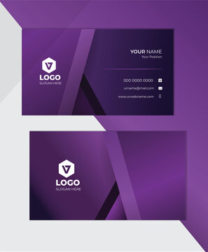 Printable Business card design with clean, minimal, professional, and mordern ook eith double sided card. Modern design temple.