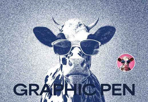 Graphic Pen Photo Effect
