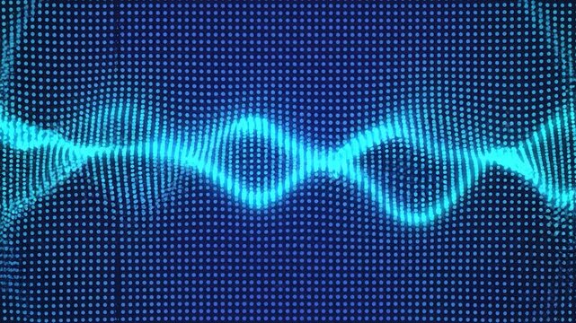 Abstract blue background with a pattern of small circles, creating a digital and modern design for various uses and applications