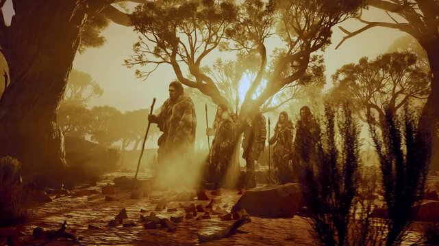 Neanderthalensis , Denisovan , A Glimpse into the Past: CGI Anthropological Reconstruction of Australopithecus Life