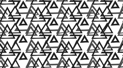 Minimalist Scandinavian Style Triangle Repeat © Bima