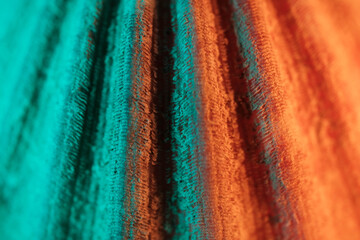 Extreme Macro Shell Surface Texture Bathed in Teal and Orange Li © Mohammed