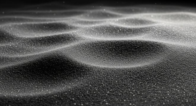 Fine Graphite Powder and Charcoal Dust Texture Landscape