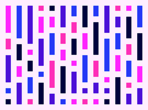 Abstract colorful geometric pattern with vertical rectangles