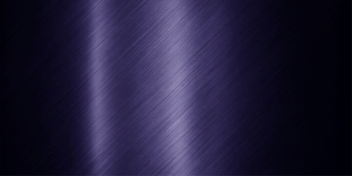 A dark blue abstract background features a brushed metallic texture with a shiny silver chrome surface that resembles a polished stainless steel industrial plate pattern