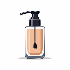 Obraz premium Foundation Bottle with Pump Dispenser