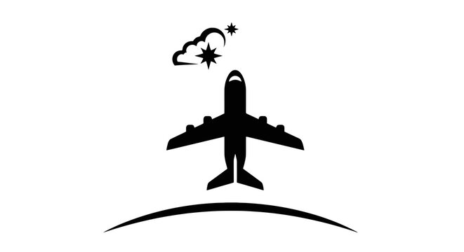 Airplane Taking Off in the Sky.