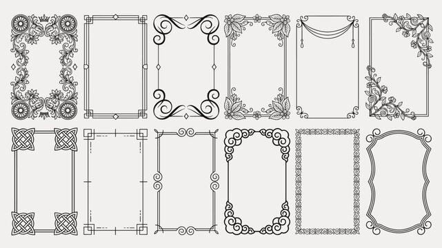 12 Ribbon Border Design Completionamazing Border Designbeautiful