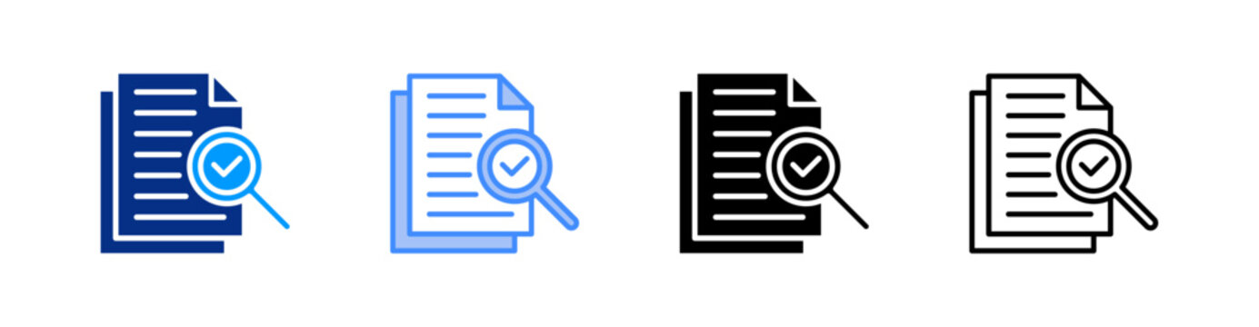 Parsing Multiple Style Icon Set Vector 
