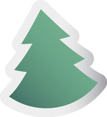 Fototapeta premium hand drawn christmas tree