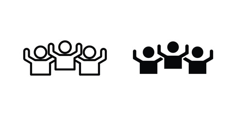 Obraz premium celebration icon vector editable stroke. logo symbol illustration.