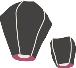 hand drawn sky lantern © JoyImage