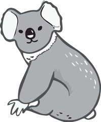 hand drawn koala © JoyImage