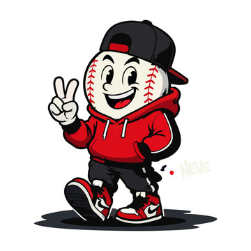 funny cartoon baseball