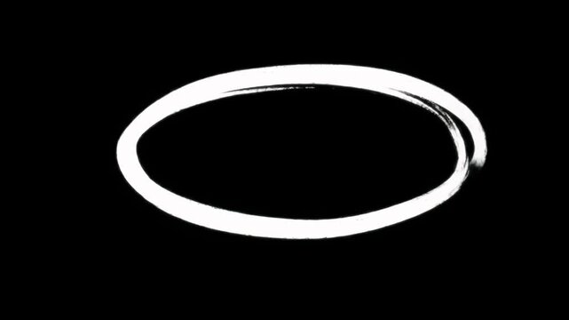 close-up, static video: white chalk-style geometric shapes, arrows, and symbols animate with powdery texture on a matte black background with GUI highlights. Modern explainer video concept
