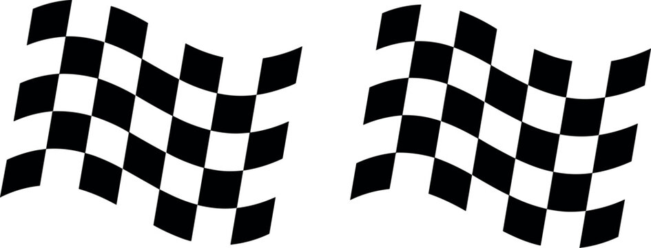 Abstract black and white checkered pattern with dynamic zigzag design for modern backgrounds