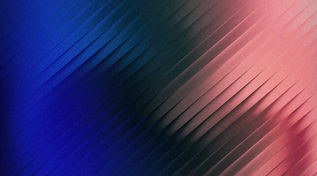 Abstract background with diagonal lines in blue and pink gradient