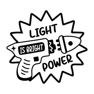 Light gun, fiction, weapon, blaster, typography, 
