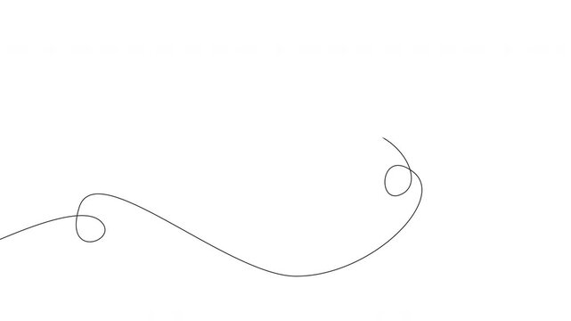 Continuous line light bulb to paper plane animation 4k horizontal video, creative idea to execution concept footage