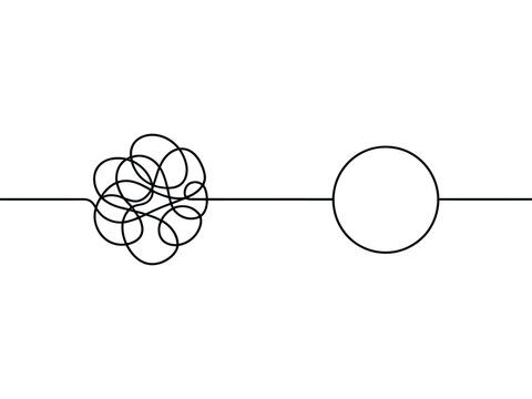 A simple scene illustrating a clear idea from short sentences and descriptive tags