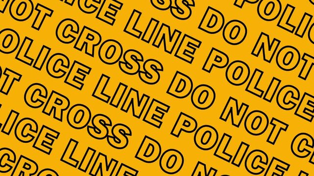 Police Line - Urgent Safety Warning Cautionary Boundary Tape Pattern for Restricted Zones and Crime Scene Perimeters, Illustrating Law Enforcement Authority and Public Security