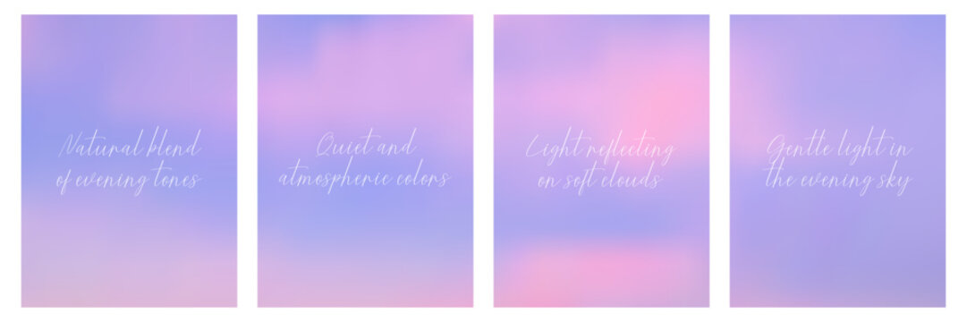 Abstract gradient backdrop blending purple and pink hues in smooth pastel transitions, ideal for modern posters, spring banners, and creative designs.