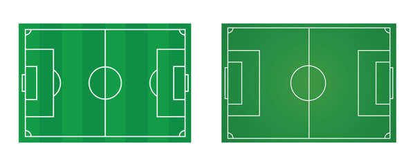 Football Field Icon Set – Soccer Pitch, Sports Ground & Stadium Vector Collection © Firoz Art Studio99