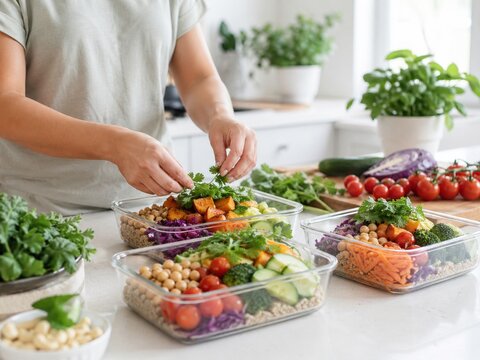 Pr&eacute;paration v&eacute;g&eacute;tale dans contenants r&eacute;utilisables