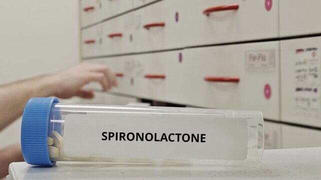 SPIRONOLACTONE tablets used to treat heart failure and hyperaldosteronism a potassium sparing diuretic