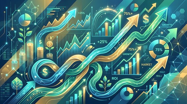 Dashboard Analisis Statistik Bisnis dan Proyeksi Keuangan Digital Modern
