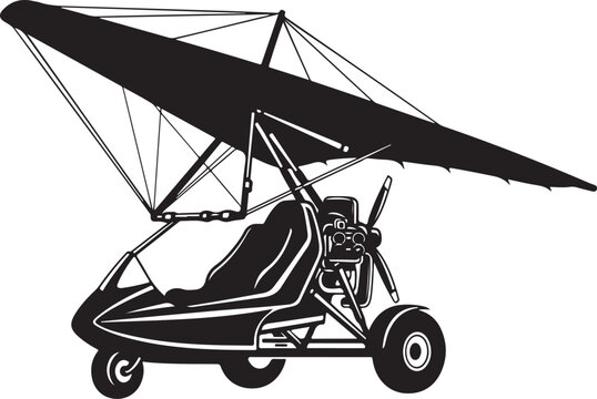 Ultralight Aircraft with Trike Landing Gear.