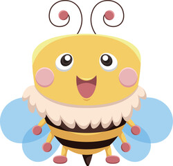 Obraz premium hand drawn bee