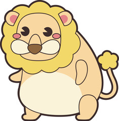 Lovely standing lion © JoyImage