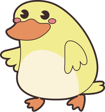 Lovely standing duck