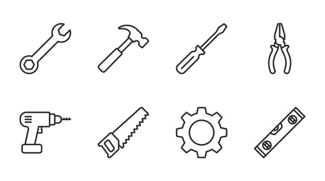 Collection of various hand tools 14.