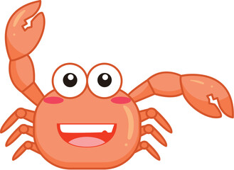 Fototapeta premium cartoon crab