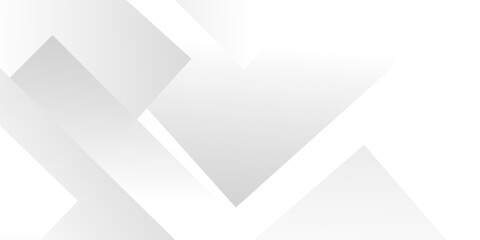Abstract modern white design features subtle shadows . Modern white and gray technology concept diamond triangle geometric line background . abstract tech banner design. Graphic design element stripe © Roadmap vector