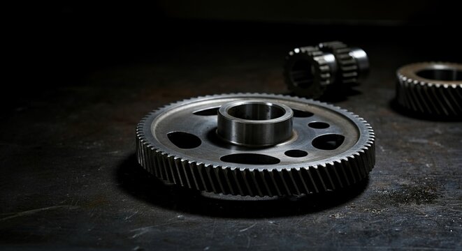 Commercial photography high tech microscopic glass slide resting dark slate surface pitch black.