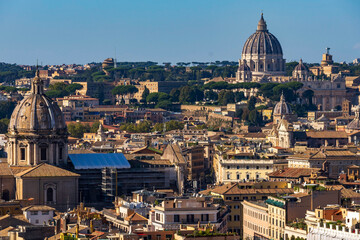 Obraz premium Beautiful view of monumental Rome 