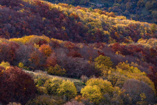 Beautiful landscape in Sirente Velino Park