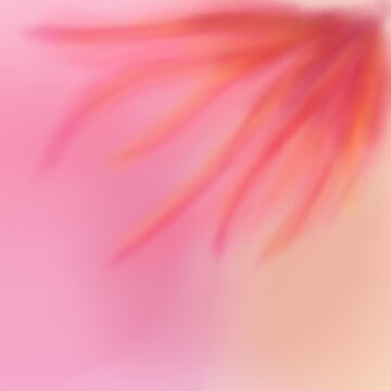 Soft Pink Abstract Floral Background with Blurred Flowers and Subtle Noise Texture