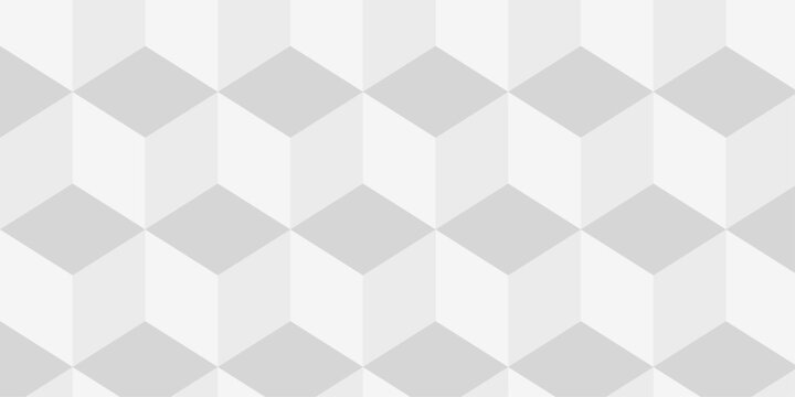 Illustration squares seamless geometric pattern with cubic shapes. Abstract geometric triangle background mosaic wallpaper.