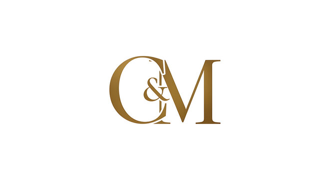Elegant cm monogram with ampersand decorative font decorative element design element monogram initials alphabet branding identity business corporate invitation stationery typography