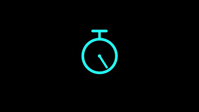 Science Futuristic Loading Circle Ring. animated circle loading animation - 0-100%, loading bar. 4k video.