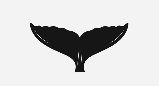 Whale tail in the air.