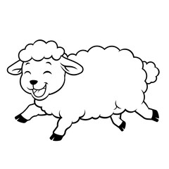 Obraz premium Vector illustration of sheep