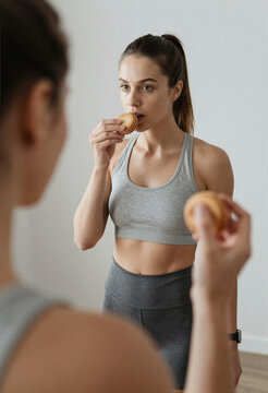 person tracking macronutrient intake support fitness