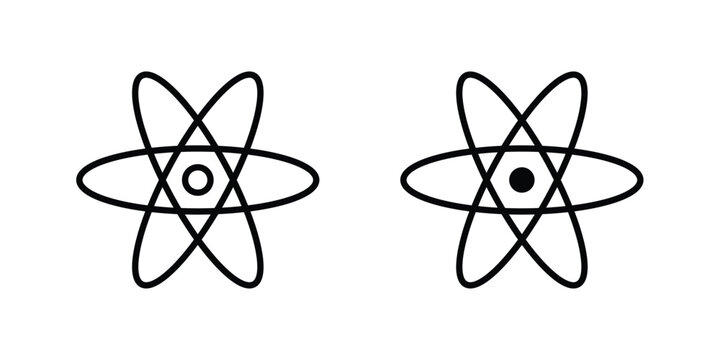React icon design pack in white and black color